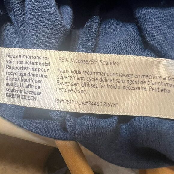 Women’s Eileen Fisher Viscose Jersey Ballet Neck Tunic Blue Bird,SZ PP/PTP XS - Picture 13 of 13